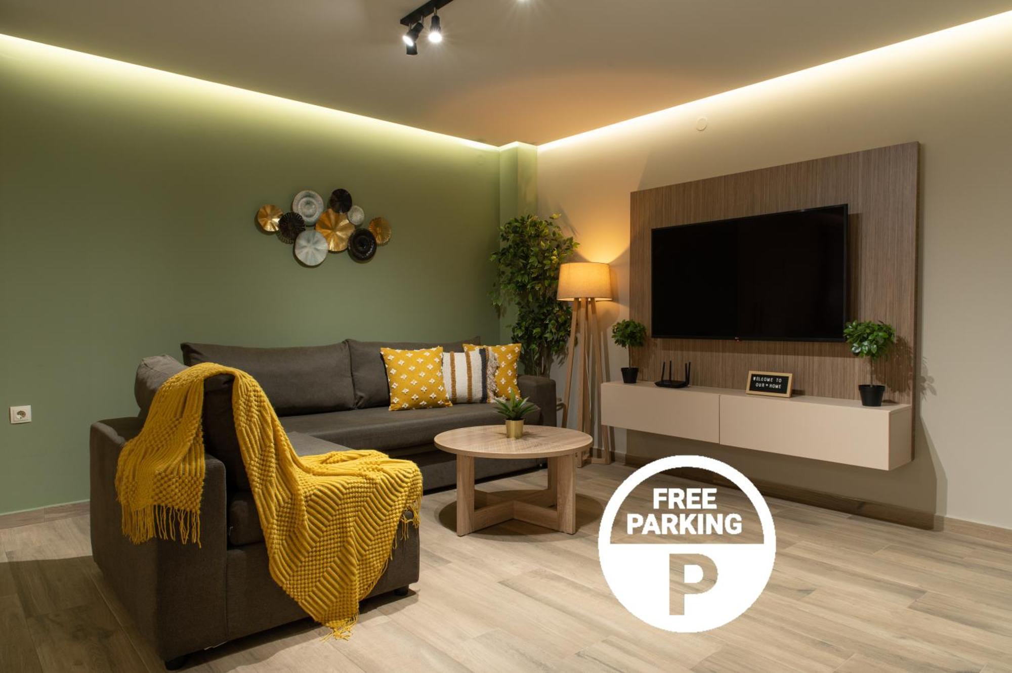 Apartment Stylishly Decorated House - Free Private Parking! Iraklio